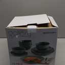 Stone Lain Rio 12-Piece Dinnerware Set Stoneware, Green, Green