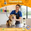 Wagzer Highly Concentrated 16oz Dog Shampoo | Makes up to 3.2 Gallons | Coconut-Based with Vitamin E, Omega 3 & 6 | Nourishes Coat, Reduces Excess Shedding | Made in USA for All Dog Breeds