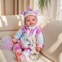 BABESIDE Baby Dolls, 17inch Large Realistic Cute Soft Body Baby Doll Real Life Baby Dolls with Accessories for 3+ Year Old Girls Gifts, Pretend Play, Collection
