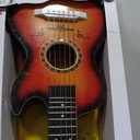 23" Acoustic Guitar, Kids 6 String Toy Guitar - Realistic Steel Strings - Beginner Practice First Musical Instrument for Children, Toddlers (Cherry Sunburst), Miniature