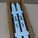 Chunful 16 Pcs Wooden Garden Fence Garden Border Edging Decorative 15.7" H x 63" Landscape Border Edging Ornamental Fence for Home School Lawn Flower Beds(Rainbow)