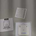 Smart Wi-Fi Temperature and Humidity Sensor, Inkbird Indoor White Hygrometer Thermometer Monitor with Alarms, Historical Graphs, 1 Year Data Cloud Storage, Ideal for Home Reptile Greenhouse