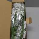 LYLYFAN Babys Breath Artificial Flowers,18 Pcs Gypsophila Faux Flowers for Wedding Party Home Garden Decoration White
