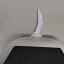 Gama Sonic Solar Outdoor Light Sconce, Baytown II Bulb, Warm-White LED,  White Resin, Classic Traditional Design, Wall Mount, 2-Pack (105BP250040)