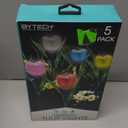 Bytech 5-Pack Solar Powered Tulip Stake