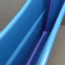 Large Foldable Bath Tub Bathtub for Toddler Children Twins Petite, Blue