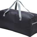 iFARADAY Foldable Duffel Bag 30" / 75L Lightweight with Water Rresistant for Travel-Black