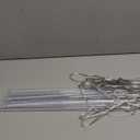 Brightown Christmas Lights Outdoor, 16 Inch 10 Tube Meteor Shower Lights Outdoor, 360 LED Icicle Light,Hanging Falling Rain Light for Tree Outside Holiday Xmas Decoration,White