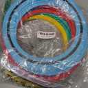 12 Pack Flying Disc 11 Inch Flying Ring Bulk for Backyard Beach Sport Outdoor Soft Discs for Beach Pool Backyard Camping Activities Sport Playing Toss Gift (Cyan,blue,yellow,red)