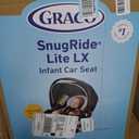 Graco SnugRide Lite LX Infant Car Seat, Lightweight Rear-Facing Seat for Babies 430 lb, 4-Position Adjustable Base, LATCH Installation & ProtectPlus Engineered, Studio Date Of Manufacture2025/09/15