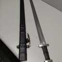 Sharp Blade Medieval Long Sword, Manganese Steel Blade Real Metal Sword