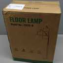 Floor Lamps for Living Room, 2400LM Super Bright Arc Floor Lamp with Remote Control, 3 Light Tall Floor Lamps with Stepless Dimmable, 80" Mid Century Tree Floor Lamp for Bedroom, Office (Black-Linen Shade)