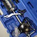 Orion Motor Tech 9-Way Slide Hammer Puller Set, Front Wheel Hub Bearing Remover & Rear Wheel Axle Hub Dent Shaft Puller Tool Kit (blue case)