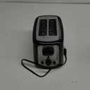 Toastmaster 2-Slice Cool Touch Toaster, black with stainless accent