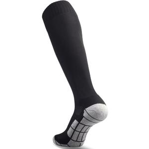 CWVLC Soccer Socks (1/3/5 pairs) Team Sport Knee High Socks for Adult Youth Kids (X-Small)