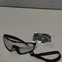 BangLong Photochromic Cycling glasses for Men Women, Clear Running MTB Sunglasses UV Protection (Black Frame-photochromic)