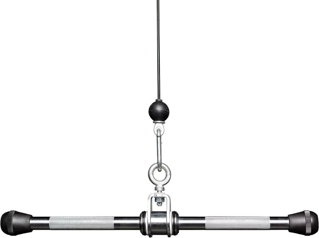 REP Fitness LAT Pulldown and Low Row Cable Machine Attachments and Functional Trainer Attachments – Curl Bar, D-Handle, Ankle Cuff, Tricep Rope, Sports Handle, Straight Bar, Row, Chinning Triangle