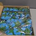 N&T NIETING Artificial Flowers, 25pcs Fake Flower Roses with Stem for DIY Wedding Bouquets Centerpieces Bridal Baby Shower Party Home Decoration, Blue