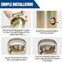 GNXA2062 Gooseneck Ball Kit, 2-5/16" Trailer Hitches Ball&Safety Chain