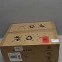 Ohniyou Ceiling Fans with Lights, 52'' Low Profile Ceiling Fan with Light and Remote/APP Control, Modern Flush Mount Ceiling Fan for Indoor Bedroom Living Room, Dimmable, Qiuet DC Motor, White