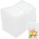 50-Pack 4"x6"Clear Bubble Out Bags for Packing & Shipping Double-Wall Bubble Cushioning Pouch for Moving & Fragile small Items Storage