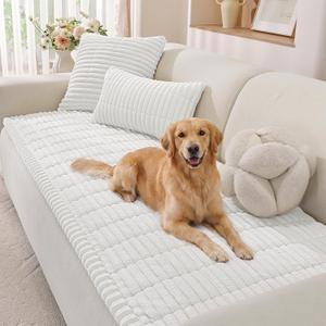 Couch Cover for Dogs,Washable Non-Slip Pet Friendly Sofa Protector | Thick Flannel Sofa Cover,Nonslip, Washable,Anti-Pilling,Pet Friendly,for Dogs & Cats,Cozy Protect Against Fur,27.6" x 59"