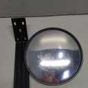 8 Inch Convex Mirror with Adjustable Wall Fixing Bracket, Driveway Security Mirror for Wide Angle View