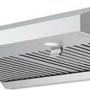 Range Hood 30 inch, 400 CFM Under Cabinet Range Hood with Strong Suction, Stainless Steel Kitchen Hood with 3-Speed Exhaust Fan and Two Bright LED Lights