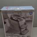 Jool Baby Potty Training Seat with 2 Step Ladder for Toddlers - Splash Guard, Adjustable Height (Gray)