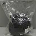 Ekouaer Nightgowns for Women Button Down Pajamas Tops Short Sleeve Sleepwear V-Neck Sleepwear S-3XL (XX-Large, Black)