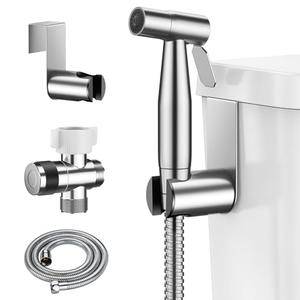 Handheld Bidet Sprayer for Toilet, BRITULIF Jet Sprayer for Toilet Muslim Shower, Adjustable Water Pressure with Bidet Attachment for Toilet for Feminine and Baby Wash