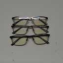 3 Pack Blue Light Blocking Reading Glasses Men Readers Anti Glare UV Lightweight and Sturdy Full Frame Metal Spring Hinge Eyeglasses 1.75+