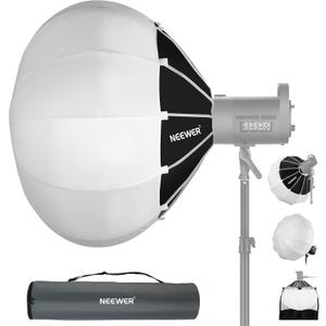 NEEWER 35"/90cm Lantern Softbox One Step Quick Release, 360 Light Diffuser with Skirt, Bowens Mount for Video Light CB60 CB100 CB150 Compatible with Aputure Light 600d Amaran 60x Godox SL60W, NS90L