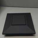 Classy Caps NSX66B 6x6 Aluminum Post Cap - Black fits 5"x5", 5.5"X5.5" & 6"X6", Heavy Duty Cast Aluminum, Ideal for Fence, Deck or Posts