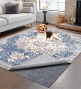 Non-Slip Rug Pads 5 x 8ft, 100% Waterproof Extra Large Area Rugs Non Skid Rug Pad for All Floors and Finishes Durable Hardwood Floor Protective Felt Keeps Rugs in Place, Safe and Secure