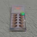 BTArtbox Press On Nails Short - Lamp-Curable Leopard French Tip Almond Press On Nails with Glue for Women, Semi-Transparent Soft Gel Glue On Nails in 16 Sizes - 32 Stick On Nails Kit, Wild Cheetah