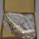 Peryiter 2 Pcs Small Boho Wall Decor Hanging Planters with Artificial Pampas Metal Wall Art Modern Home Decor Display Art for Bedroom Bathroom Living Room(Black)