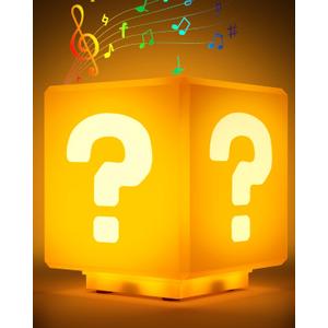 Super Bros Toys for Boys 4-6 Night Light for Kids with Game Sound Effects Illusion Lamp Room Decor Merchandise As Gifts for Kids 6-8 Fans