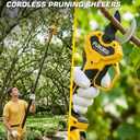 Electric Pruning Shears Compatible with De-walt 20 V Battery (No Battery), 1.6"
