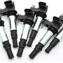 Set of 6 UF375 Ignition Coil Pack & Iridium Spark Plugs Compatible with 2004-2009 Buick Cadillac Chevrolet GMC Saab Saturn 2.8L 3.6L V6 Replace# 12583514 C-747 GN10309