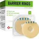 Carbou Ostomy Barrier Rings-Outer Diameter: 2" (50mm) 3.5mm Thickness,Compatible with All Bag Types and Brands (2" (Pack of 10))