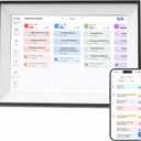 Digital Calendar for Family, 10.1 Smart Touchscreen Wall Calendar & Desk Organizer, All-in-One Planner, Chore Chart, Meal Planner, Shared Reminders, WiFi Sync with Google/Outlook/iOS, Black