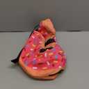 Supet Inflatable Dog Cone Collar Alternative After Surgery, Pet Neck Donut Collar Recovery E Collar for Neuter, Soft Dog Cone Donut Pink, L(Neck 12"-16")