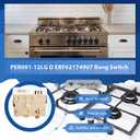 EBF62174907 Surface Element Infinite Control Switch for LG Electric Range Replacement EBF62174902 EBF62174904 PER001-12LG D PER001-12S D