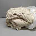 BEDELITE Boho Comforter Set Queen Size, Beige Tufted Striped Bed Set 3 Pieces, Soft Vintage Farmhouse Comforter for All Seasons, Boho Home Decor,Fluffy Jacquard Bedding with 2 Pillow Shams