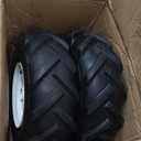 13x5.00-6" Tiller Tire and Wheel (1" Axle Size), 3-1/8" Centered Hub, Compatible with 13x5-6 Garden Trailer, Tractor, Tillers, and Snowblower Tire