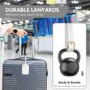 Luggage Tags for Suitcases 2 Pack Pu Leather Luggage Tag Airplane Travel Essentials for Women and Men, Bag Tags Travel Accessories Essential