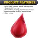 Superior Boxing Speed Bag - PU Leather Speed Punching Ball - Heavy Duty Hanging Swivel Ball for Gym & MMA Muay Thai Sports Fitness - Punching Dodge Striking Speed Reflex Ball