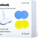 Ewbank Electra Mop Replacement Pads, for Washing & Polishing, Compatible with Electra (FP40), Reusable Spin Pads, Not for EP170 or EPV1100