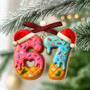 4 x 67 Ornament  Donut 6 7 Christmas Ornaments  Funny Christmas Ornaments  67 Meme Gag Gifts for Kids, Girls  Trendy Stocking Stuffers for Teens  Acrylic 6 7 Trending Ornament Decorations 2025